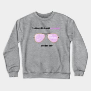 Aviator glasses Crewneck Sweatshirt